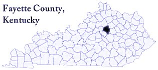 ky map fayette co location