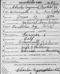 registration card