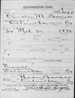 registration card