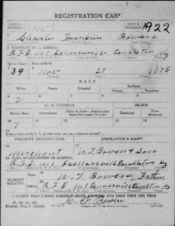 registration card